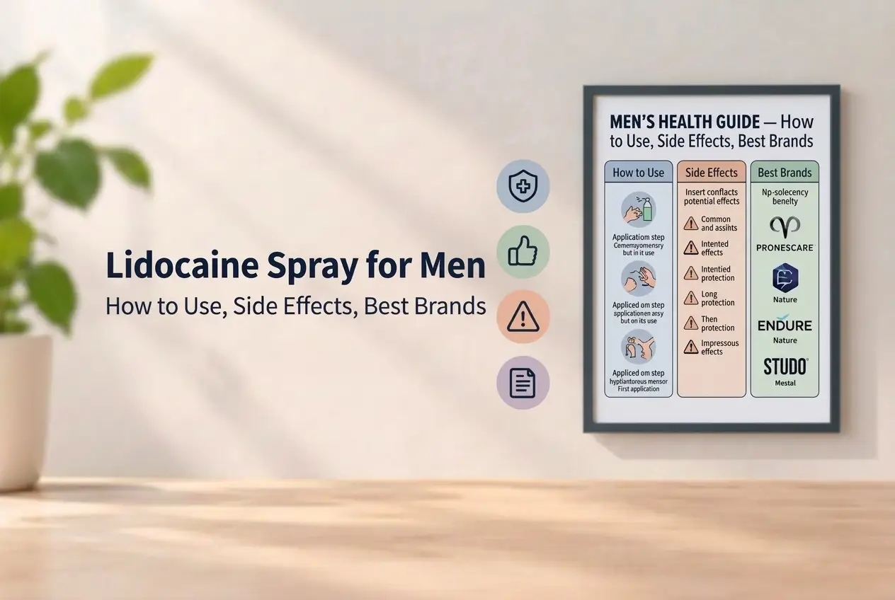 Lidocaine Spray for Men